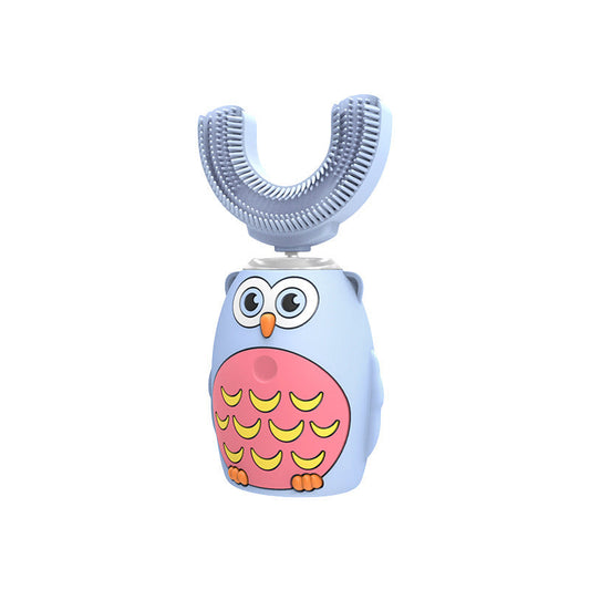 KTX-595283 U-shaped Automatic Ultrasonic Electric Toothbrush for Children - USB Rechargeable, Multiple Colors Available