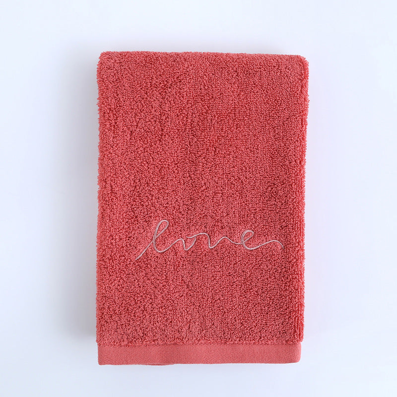 KTX-595795 Pure Cotton Embroidery Face Towel in Lavish Colors