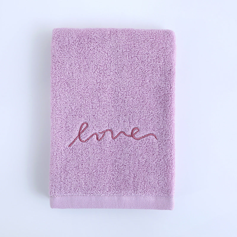 KTX-595795 Pure Cotton Embroidery Face Towel in Lavish Colors