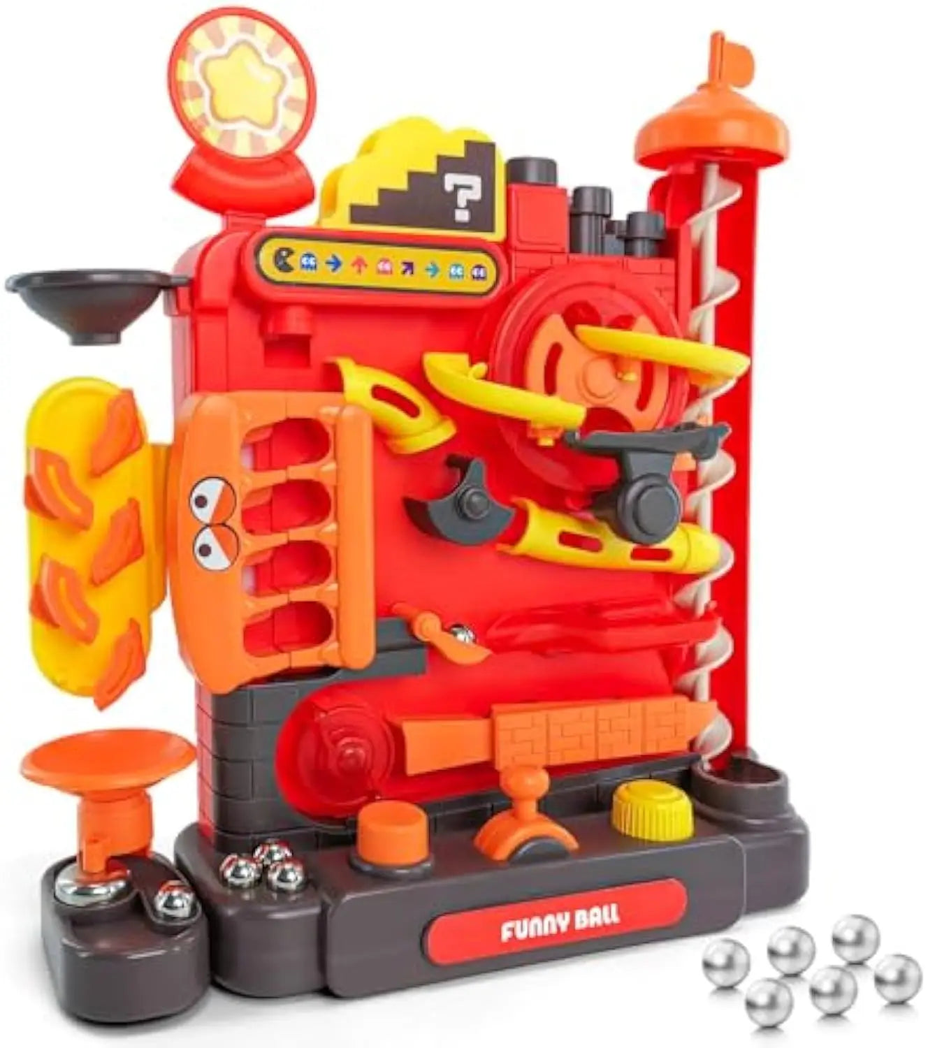 KTX-596051 Multifunctional Educational Marble Run Puzzle Labyrinth Maze Game for Kids