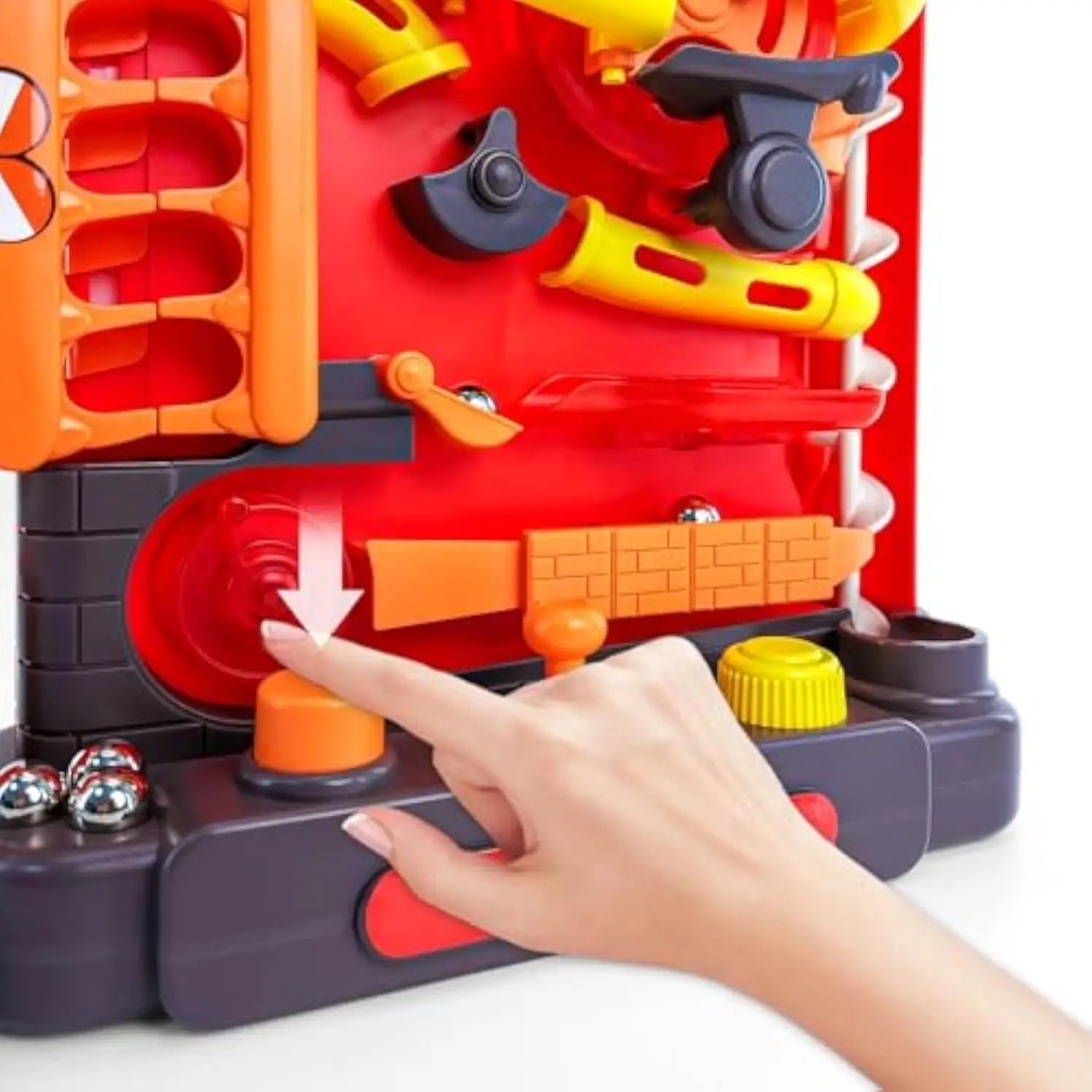 KTX-596051 Multifunctional Educational Marble Run Puzzle Labyrinth Maze Game for Kids