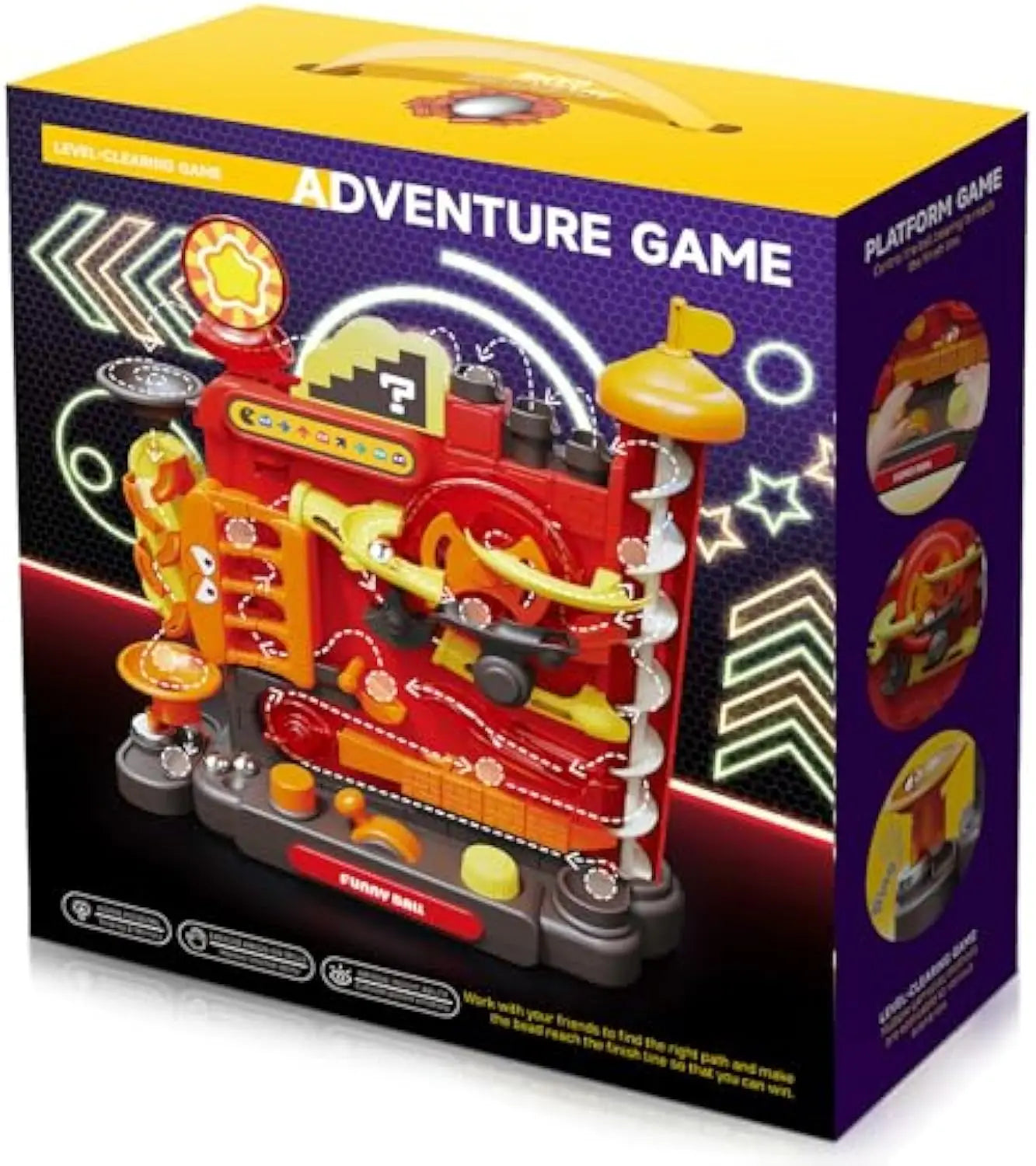 KTX-596051 Multifunctional Educational Marble Run Puzzle Labyrinth Maze Game for Kids