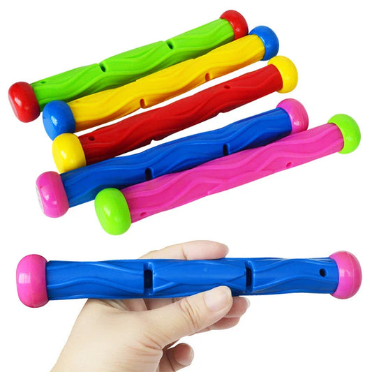 KTX-596627 Underwater Diving Stick Toy Set for Children - Sinking Pool Training Toys (4 Pcs)