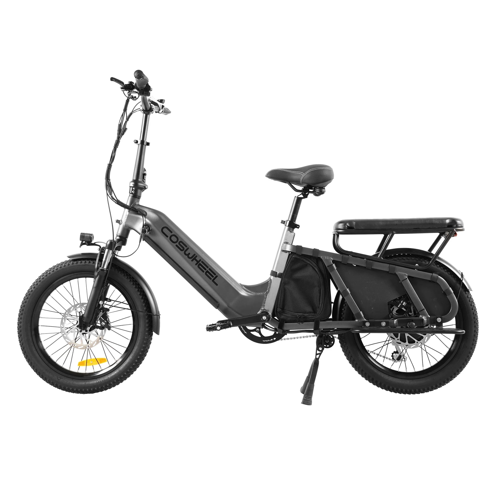 KTX-597075 750W Electric Mountain Bike with 20AH Battery, 6-Speed Gears, and Dual Suspension, 20-inch Wheels