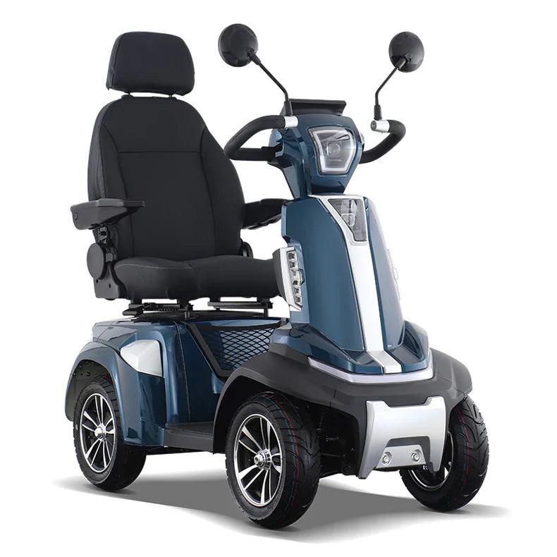 KTX-597395 Four-Wheel Off-Road Electric Mobility Scooter for Adults with 48V Battery and LED Lights