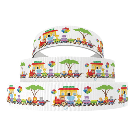 KTX-597459 Polyester Ribbed Ribbon for Clothing, Home Textiles, Toys, and Gift Packaging - 50 Yards Roll