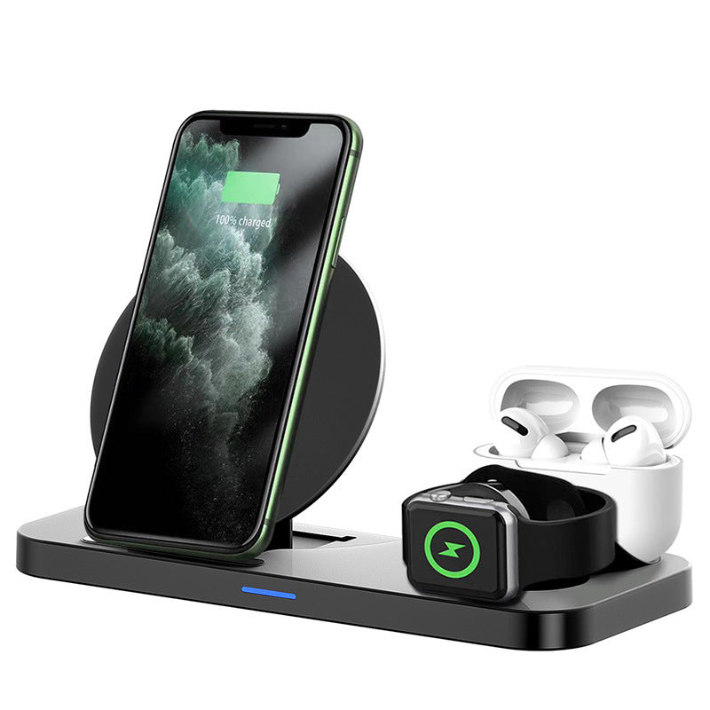 KTX-597587 3-in-1 Wireless Fast Charger for Mobile Phones, Apple Watch, and Bluetooth Headsets