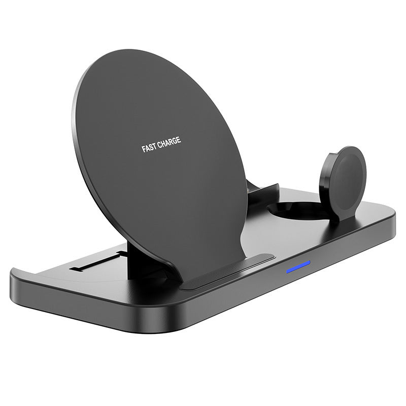 KTX-597587 3-in-1 Wireless Fast Charger for Mobile Phones, Apple Watch, and Bluetooth Headsets