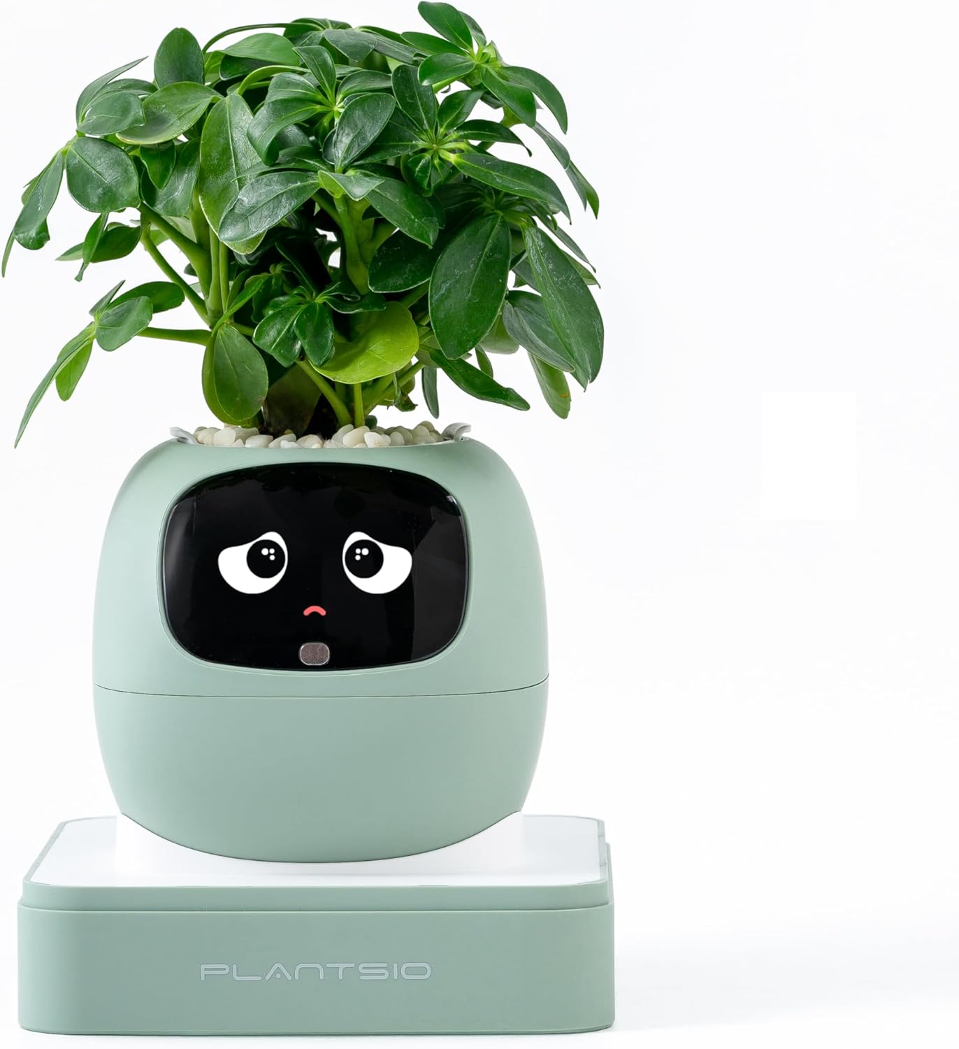 KTX-597715 Smart Plant Care Robot with Automated Watering, Soil Monitoring, and Gesture Interaction - Ideal for Home and Office Decor