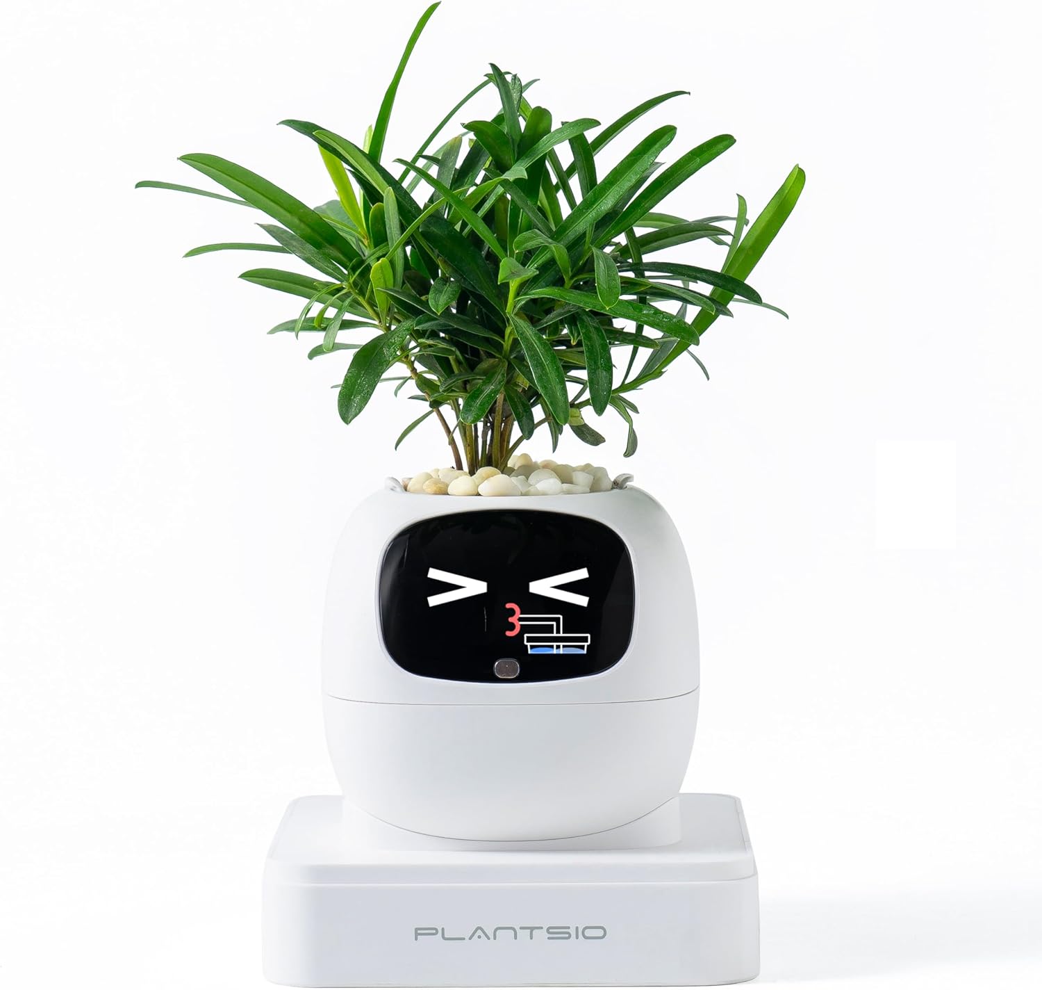 KTX-597715 Smart Plant Care Robot with Automated Watering, Soil Monitoring, and Gesture Interaction - Ideal for Home and Office Decor