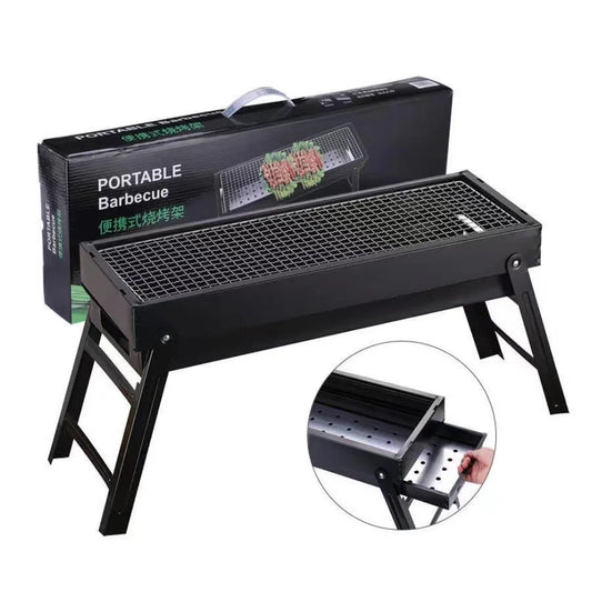 KTX-598035 Portable Folding Barbecue Grill for Outdoor Cooking - Mini Charcoal Stove