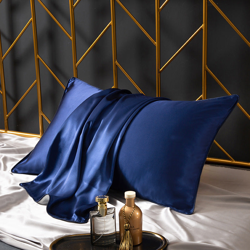 KTX-598483 25M Mulberry Silk Pillowcase - 48x74cm Modern Simplicity White