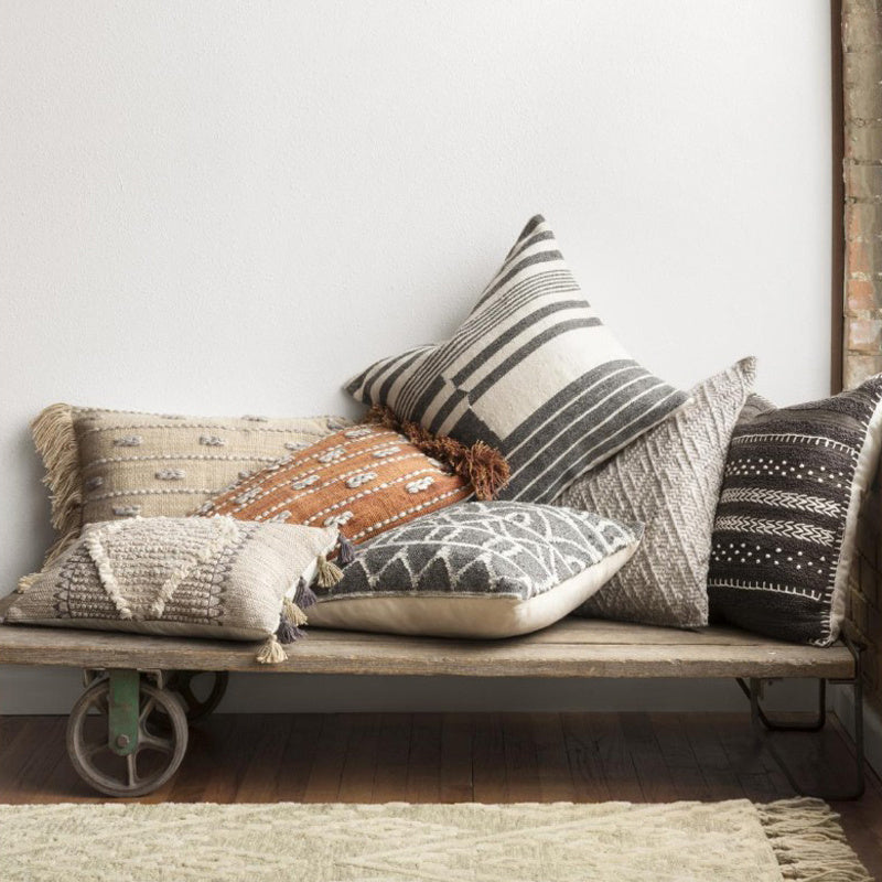 KTX-600659 Rectangular American Style Long Sofa Cushion with PP Cotton Filling for Living Room Decor