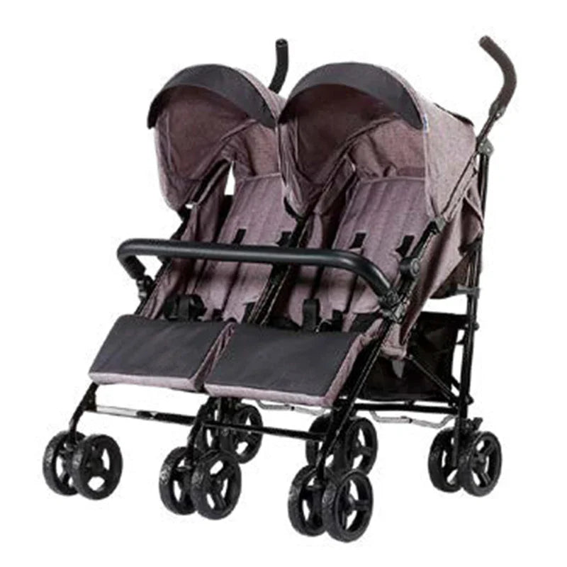 KTX-601171 Lightweight Twin Umbrella Stroller for Infants and Toddlers with Easy Fold and Adjustable Canopy