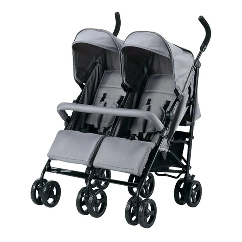 KTX-601171 Lightweight Twin Umbrella Stroller for Infants and Toddlers with Easy Fold and Adjustable Canopy
