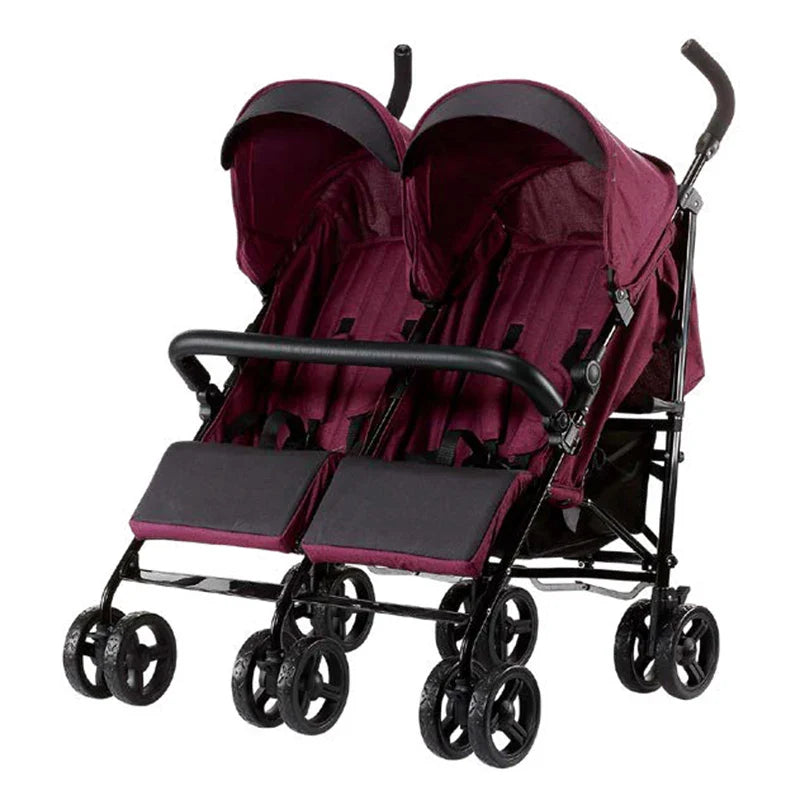 KTX-601171 Lightweight Twin Umbrella Stroller for Infants and Toddlers with Easy Fold and Adjustable Canopy