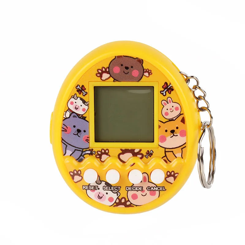 KTX-601811 3D Cartoon PVC Plastic Kids Car Key Chain Ring Toy – Retro Game Design