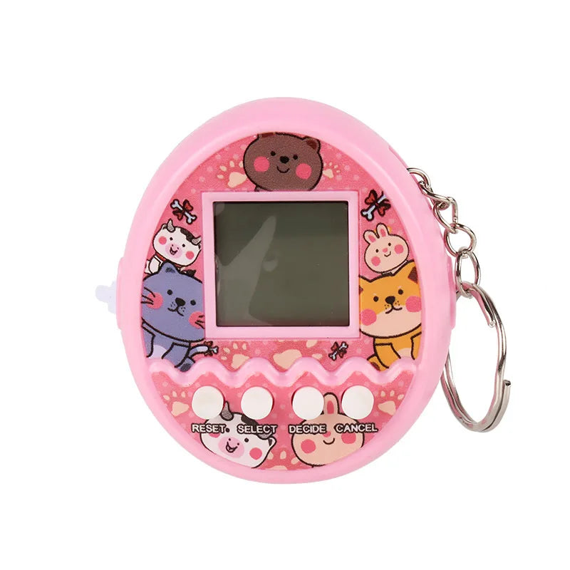KTX-601811 3D Cartoon PVC Plastic Kids Car Key Chain Ring Toy – Retro Game Design