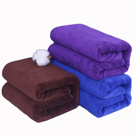 KTX-602707 Thickened Microfiber Towels for Car Washing and Beauty Salon Use – Multiple Colors Available