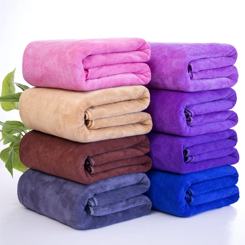 KTX-602707 Thickened Microfiber Towels for Car Washing and Beauty Salon Use – Multiple Colors Available