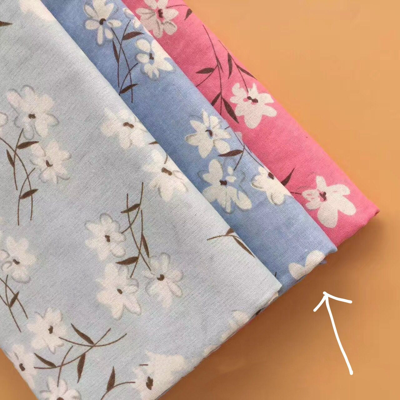 KTX-602963 Cotton Hemp Blend Fabric in Garden Style featuring Botanical Prints - Magnolia and Other Colors, 155cm Width