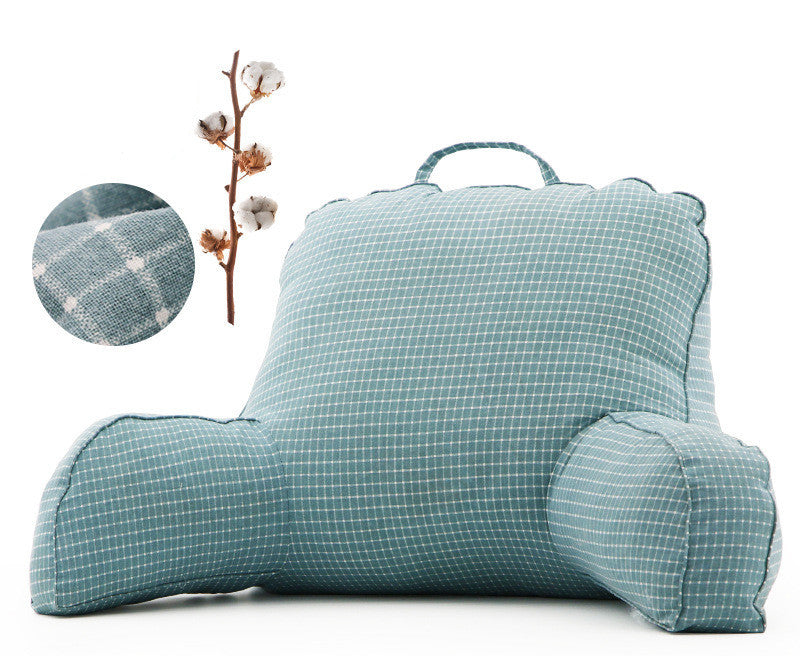 KTX-602963 Lumbar Support Pillow for Pregnancy and Office Use - Cotton Cushion for Backrest and Nap Comfort