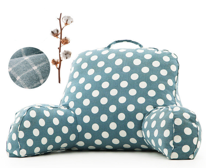 KTX-602963 Lumbar Support Pillow for Pregnancy and Office Use - Cotton Cushion for Backrest and Nap Comfort