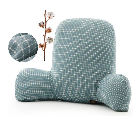 KTX-602963 Lumbar Support Pillow for Pregnancy and Office Use - Cotton Cushion for Backrest and Nap Comfort