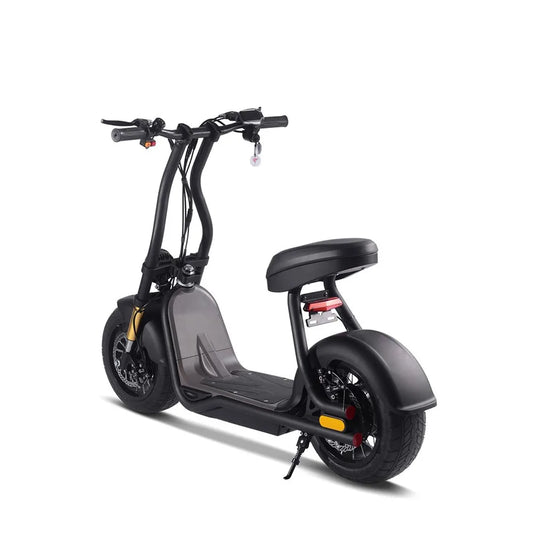 KTX-604627 Citycoco Electric Scooter with Lithium Battery, 1000W Motor, 40km/h Max Speed, 10-inch Tires, Black