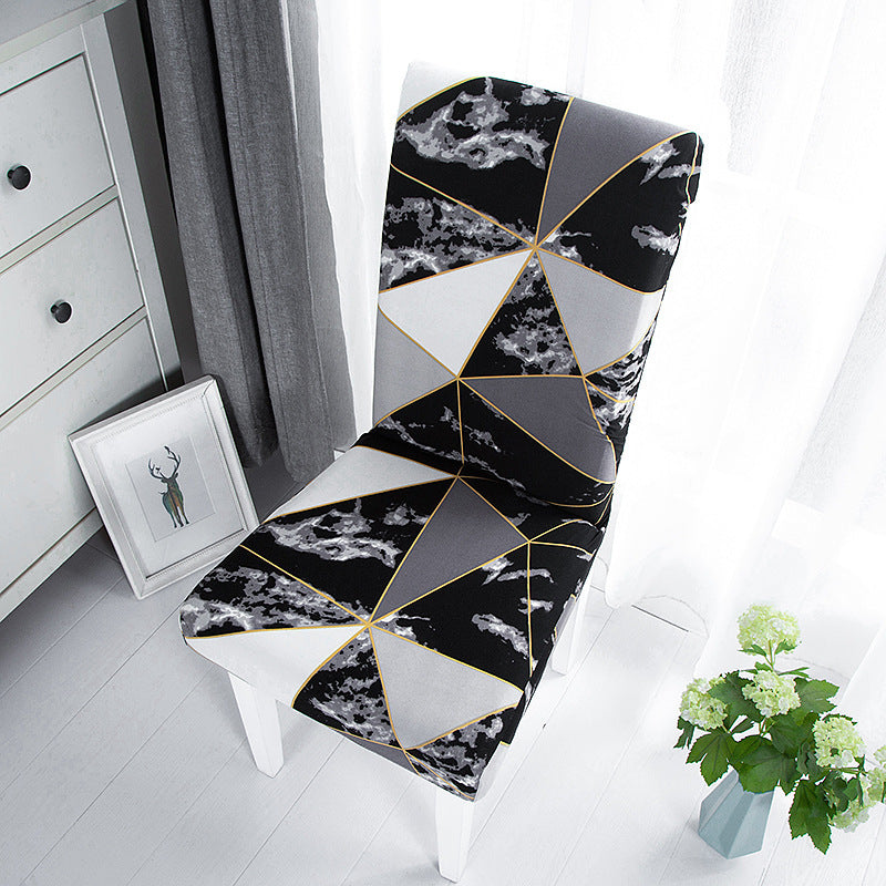 KTX-606483 Elastic Anti-Fouling Chair Cushion for Hotel and Home Use - Modern Polyester Cover