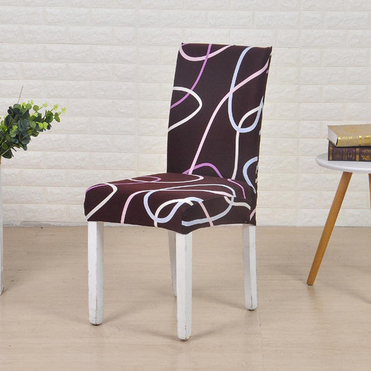 KTX-606483 Elastic Anti-Fouling Chair Cushion for Hotel and Home Use - Modern Polyester Cover