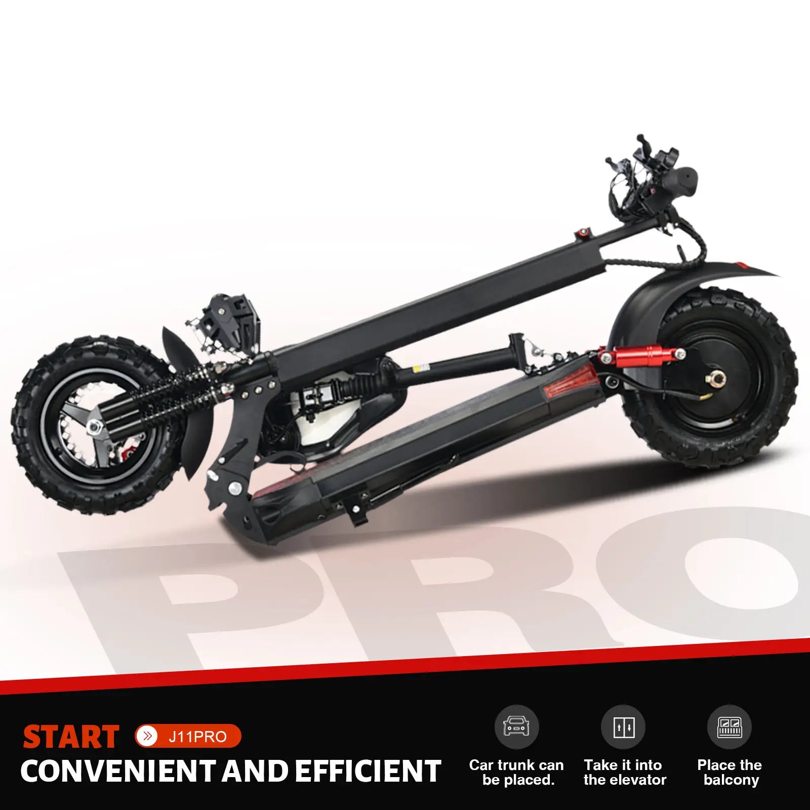 KTX-606931 Foldable 2-Wheel Smart Balance Electric Scooter with Seat, 800W Brushless Motor, 10-Inch Off-Road Tires, 40-60km Range