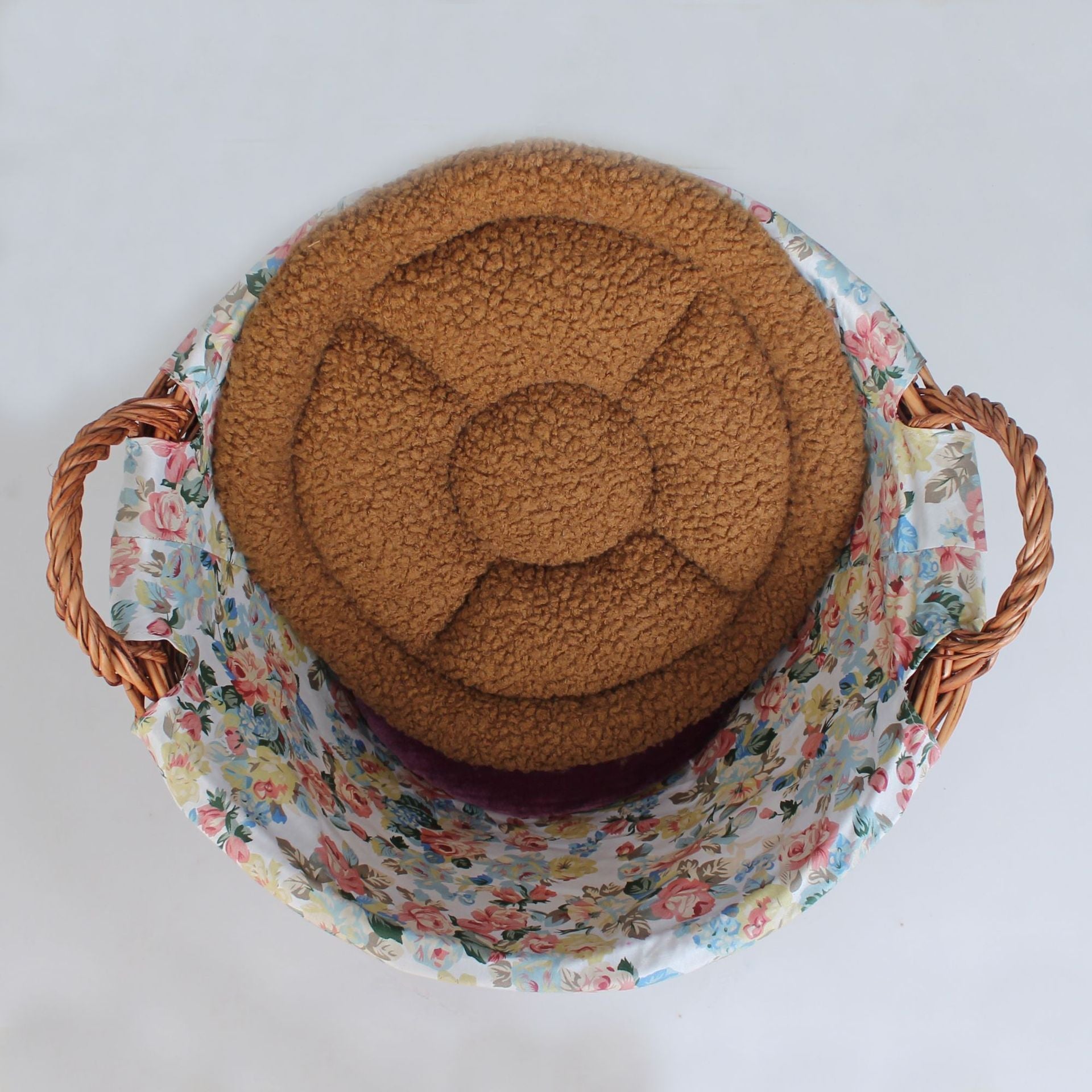 KTX-609043 Monochrome Corn Velvet Newborn Photography Prop Mat, Baby Shaping Blanket 36X36cm