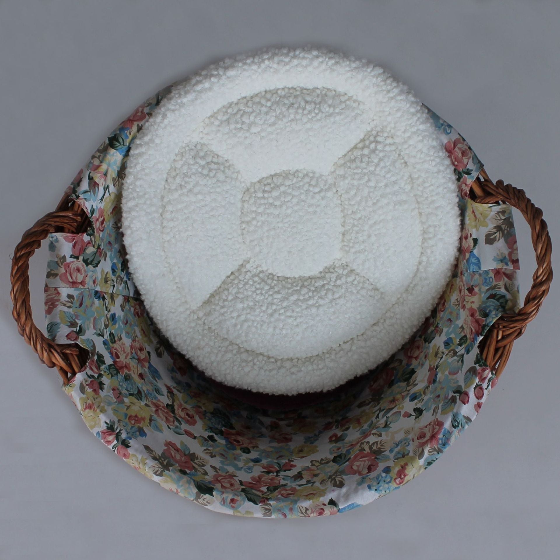 KTX-609043 Monochrome Corn Velvet Newborn Photography Prop Mat, Baby Shaping Blanket 36X36cm