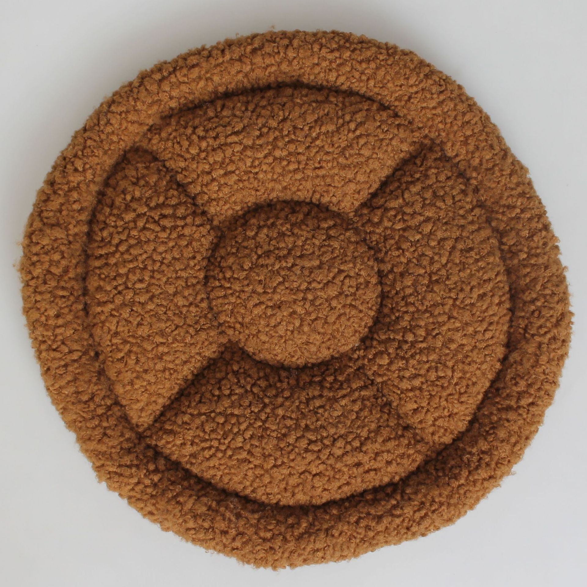 KTX-609043 Monochrome Corn Velvet Newborn Photography Prop Mat, Baby Shaping Blanket 36X36cm