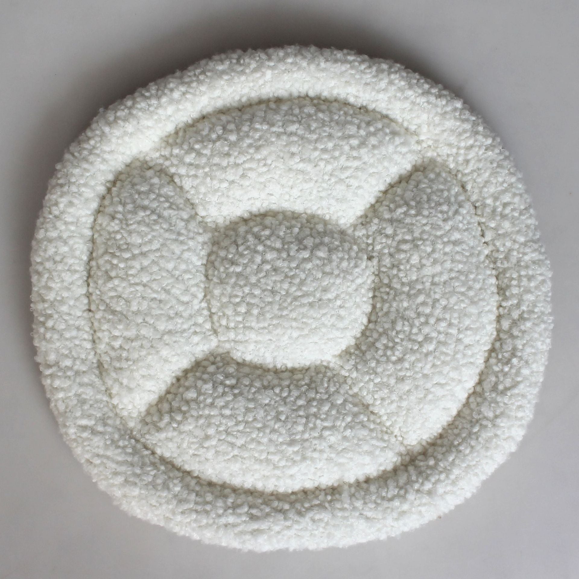 KTX-609043 Monochrome Corn Velvet Newborn Photography Prop Mat, Baby Shaping Blanket 36X36cm