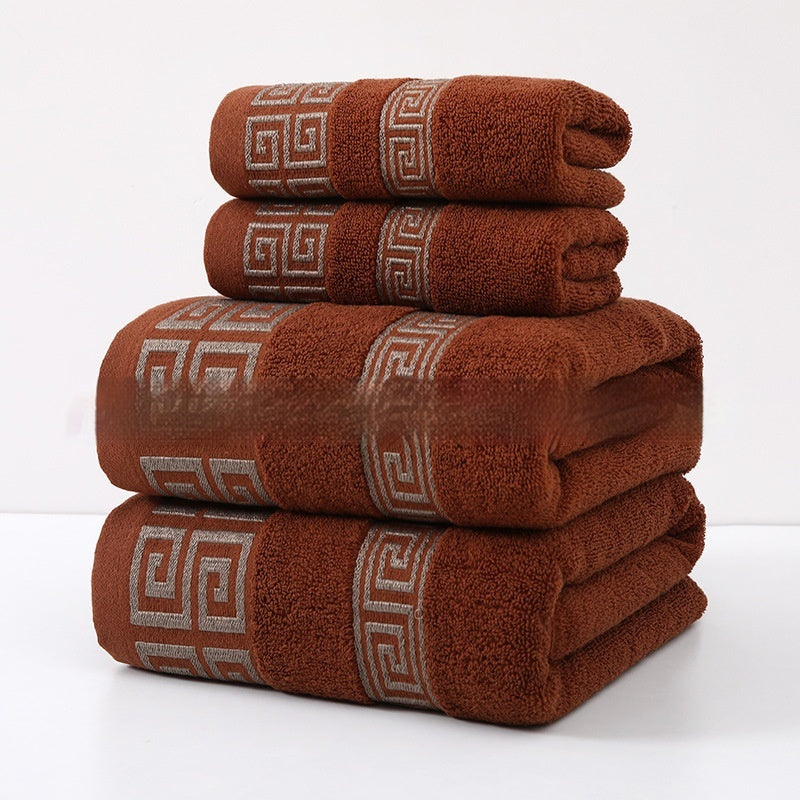 KTX-609299 Wide Satin Jacquard Cotton Bath and Beach Towel - Available in Multiple Colors