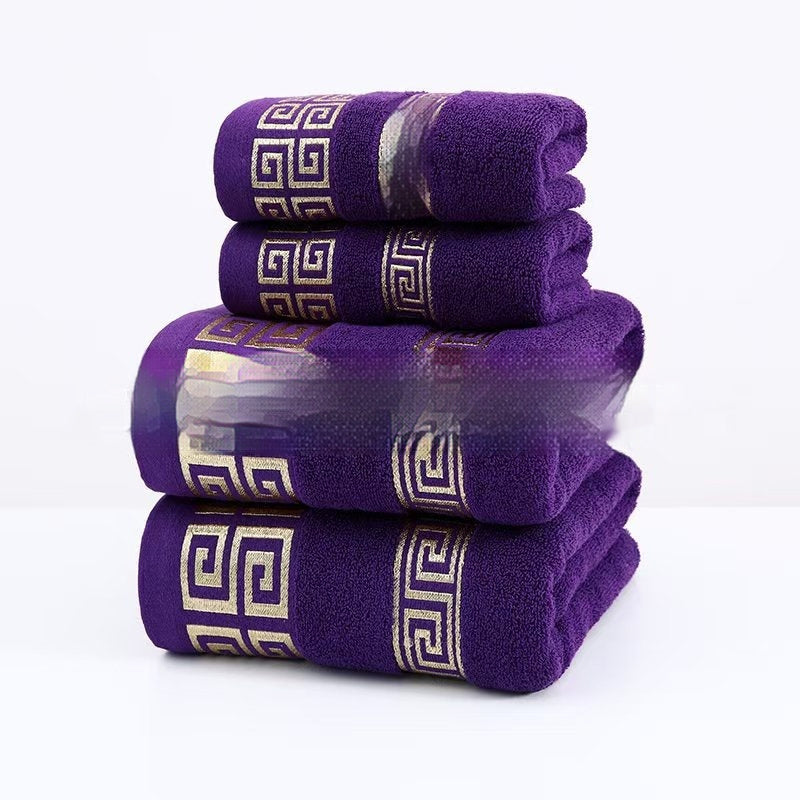 KTX-609299 Wide Satin Jacquard Cotton Bath and Beach Towel - Available in Multiple Colors