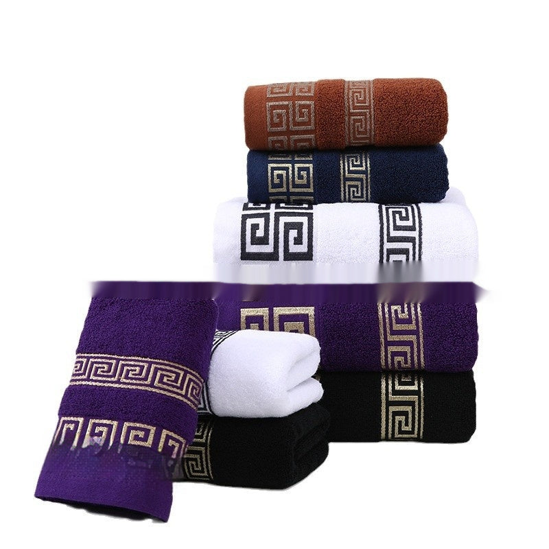 KTX-609299 Wide Satin Jacquard Cotton Bath and Beach Towel - Available in Multiple Colors