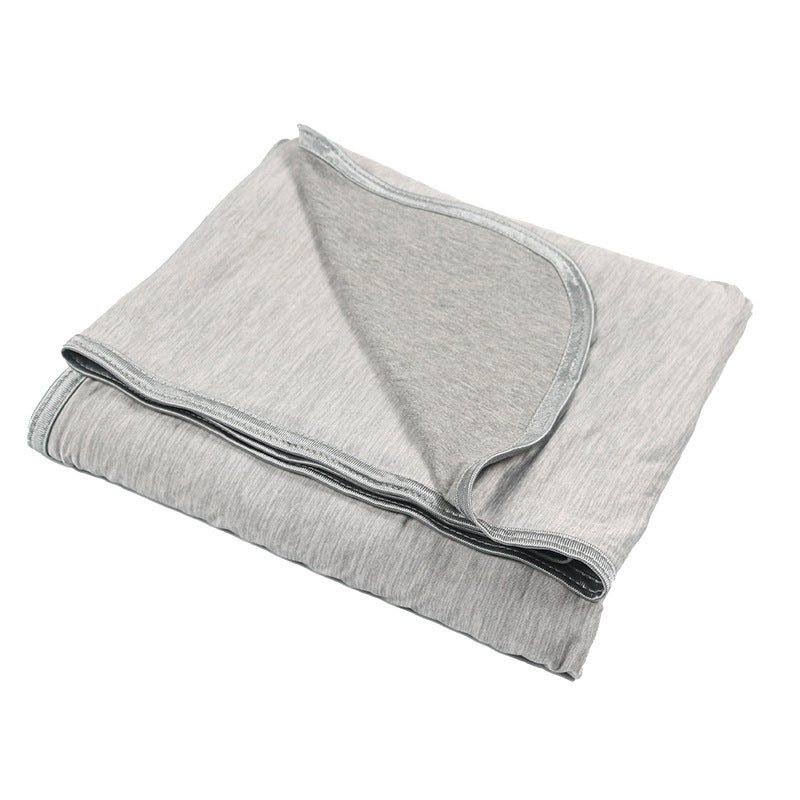 KTX-609363 Lightweight Breathable Cooling Blanket - Double-Sided Soft Polyester for Summer Comfort