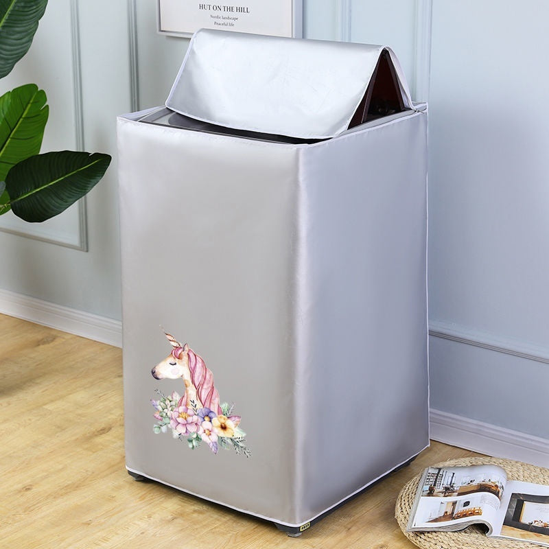 KTX-610835 Waterproof Oxford Cloth Washing Machine Cover with Sun Protection - Stylish Designs Available