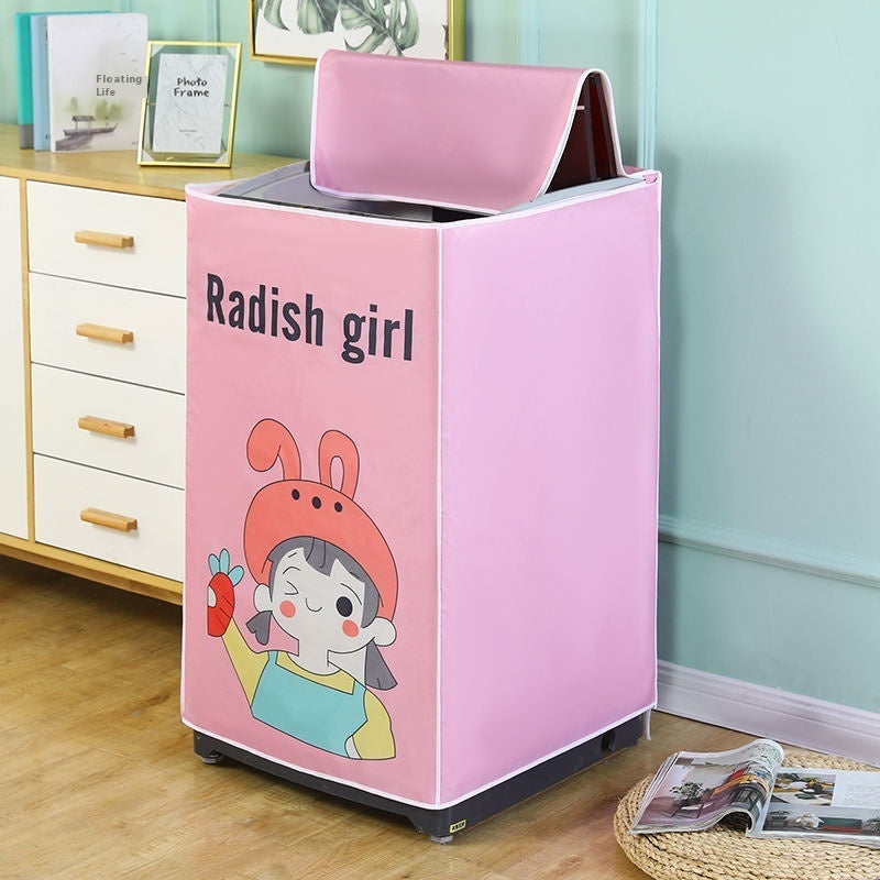 KTX-610835 Waterproof Oxford Cloth Washing Machine Cover with Sun Protection - Stylish Designs Available