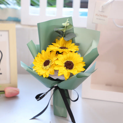 KTX-610963 Charming Simulation Rose Soap Flower Bouquet - Various Styles for Weddings, Birthdays, and Special Occasions