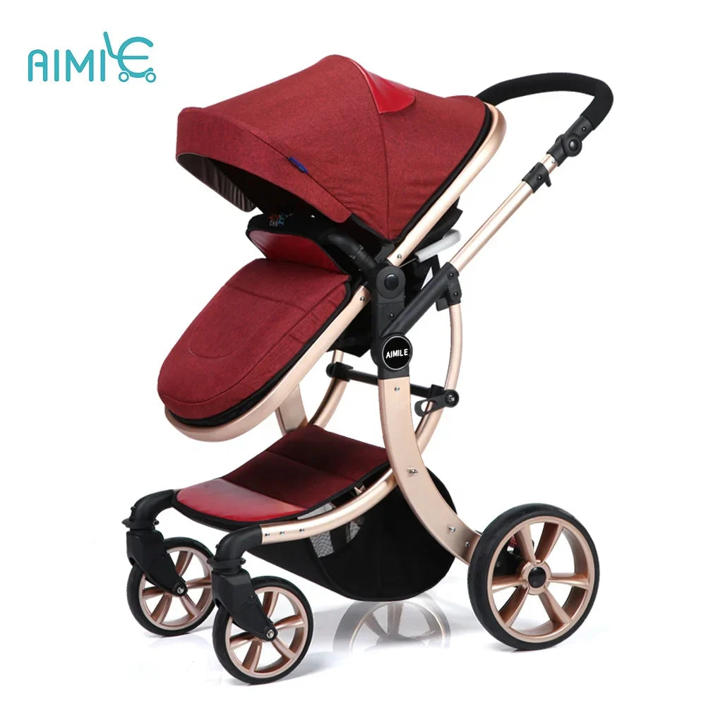 KTX-612371 Aimile Carriage Stroller for Infants and Toddlers - Versatile and Durable Design