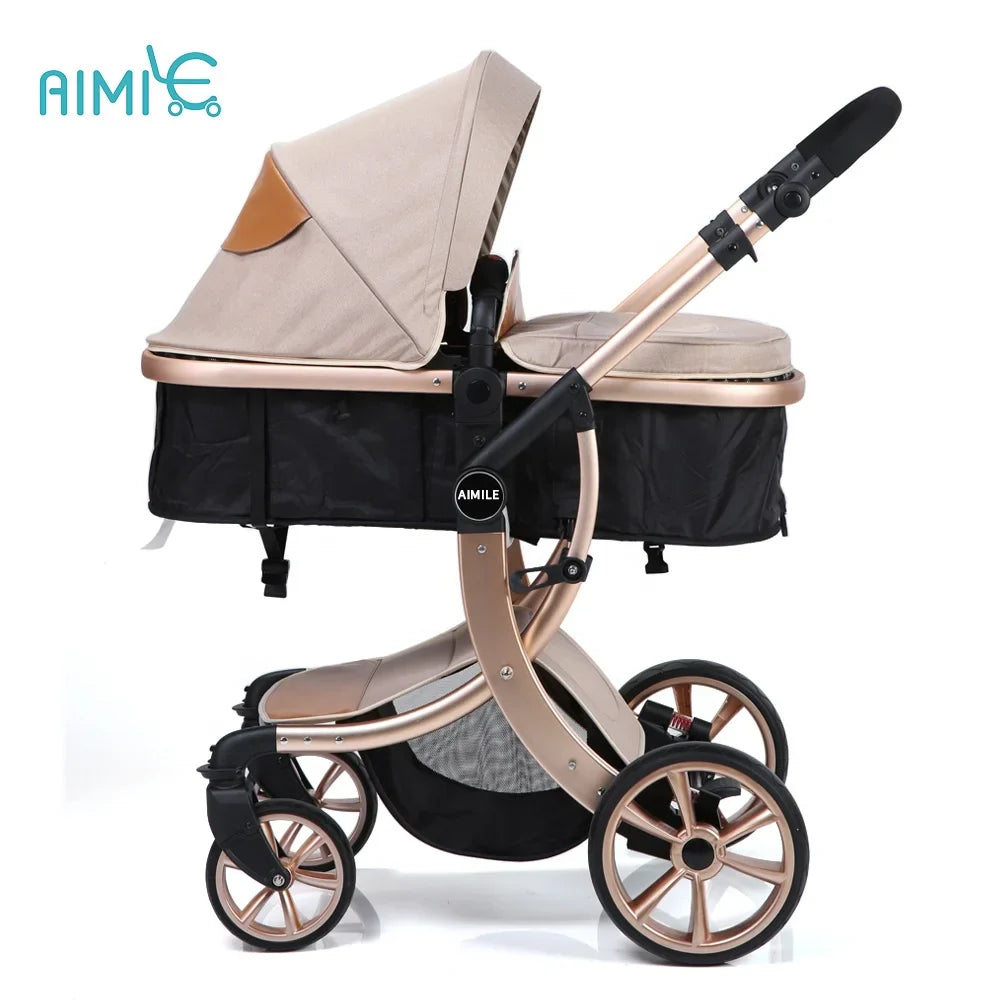 KTX-612371 Aimile Carriage Stroller for Infants and Toddlers - Versatile and Durable Design