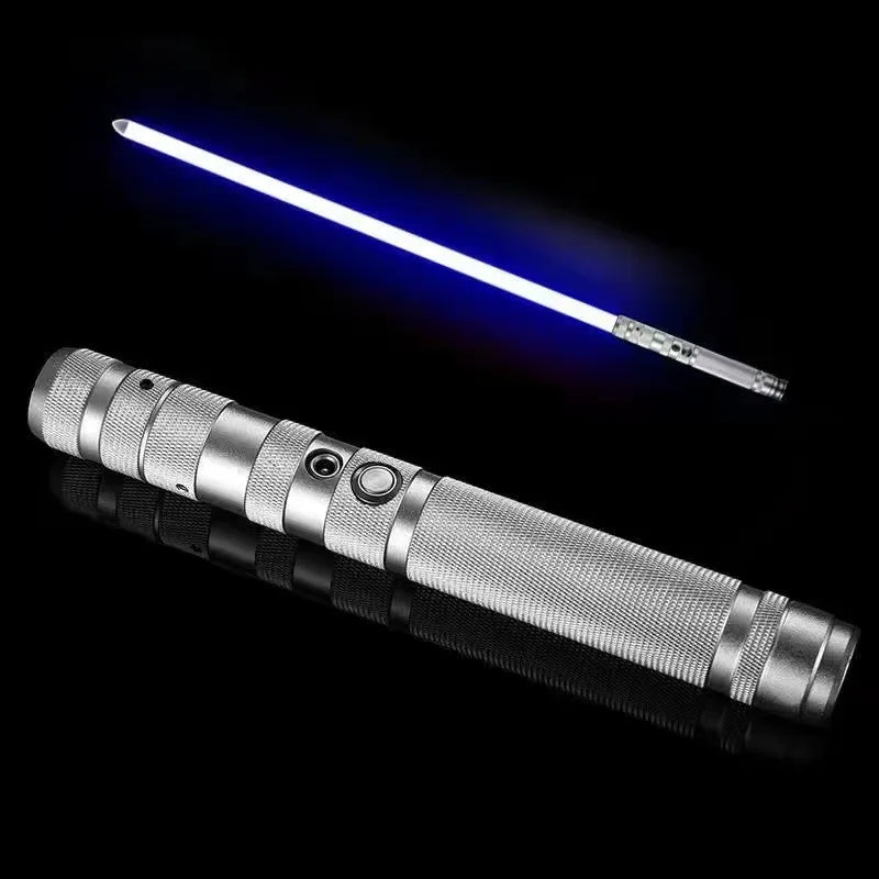 KTX-612435 RGB LED Light Up Sword for Kids - Metal Hilt Dueling Toy with Flashing Sound Effects - Perfect for Cosplay and Parties