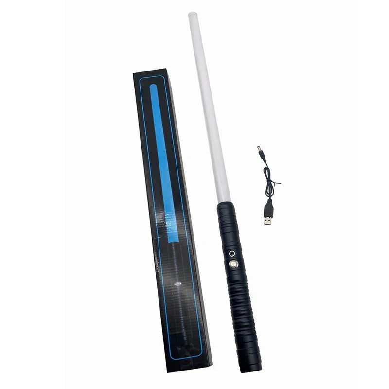 KTX-612435 RGB LED Light Up Sword for Kids - Metal Hilt Dueling Toy with Flashing Sound Effects - Perfect for Cosplay and Parties