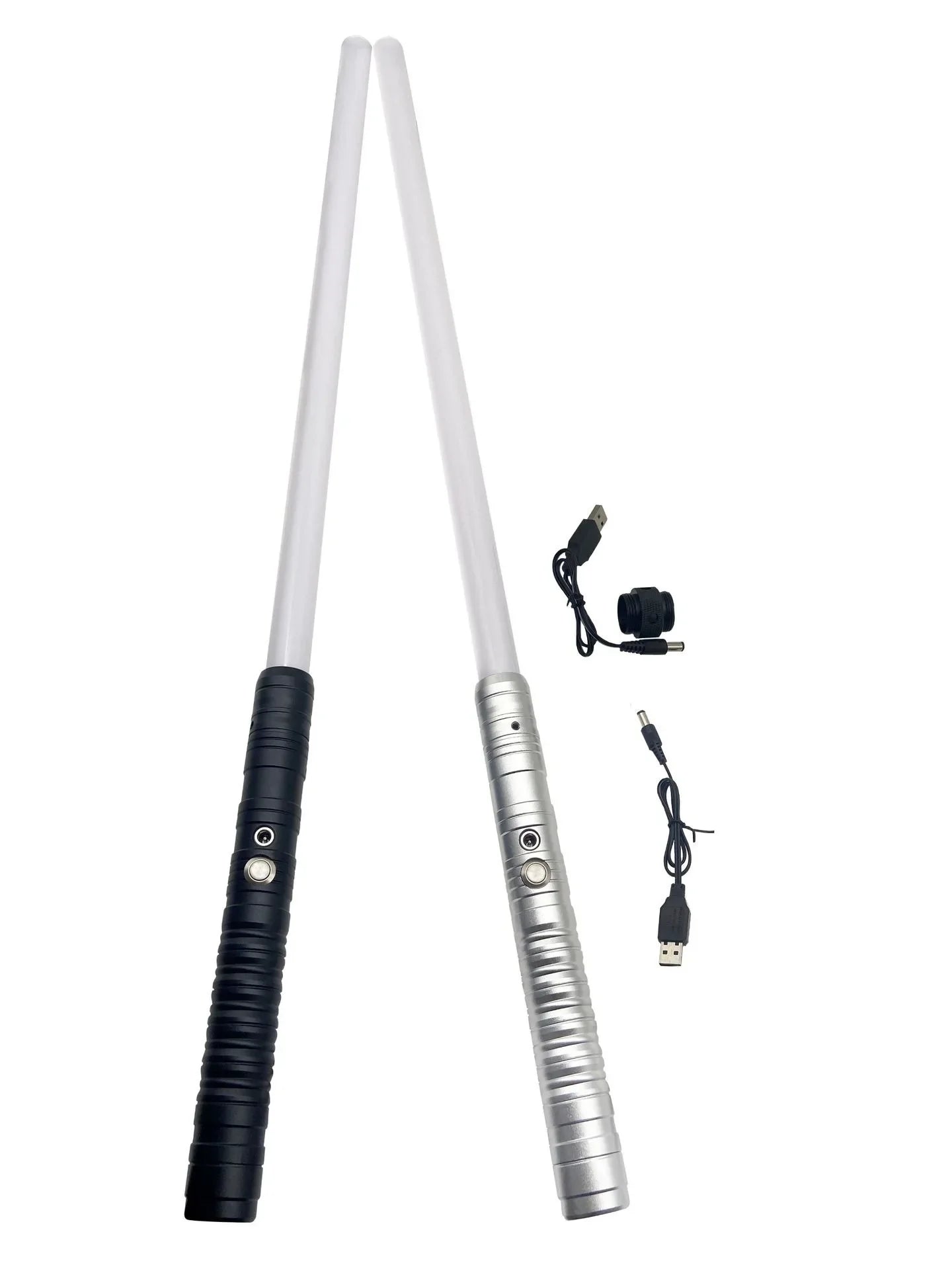 KTX-612435 RGB LED Light Up Sword for Kids - Metal Hilt Dueling Toy with Flashing Sound Effects - Perfect for Cosplay and Parties