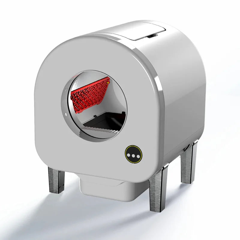 KTX-612627 Self-Cleaning Smart Cat Litter Box with Wifi & Touch Control, 20L Capacity, Easy Clean Design