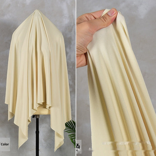 KTX-612883 Elastic Knitted Pants for Men and Women in Beige - Comfortable Dress Fabric